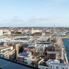 Helsingborg, vy söderut. Foto: Helsingborgs stad