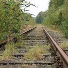 Iron Rhines delsträcka vid nederländska tågstationen Vlodrop. Foto: Wikipedia Common lic. Kredit: Bert K of Flickr.