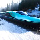Konceptuella ritning av nya E10 Shinkansen, beställd av East Japan Railway Company.