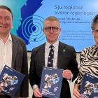 Jens Sjöström, Kristoffer Tamsons och Jenny Landernäs. Foto: Mälardalsrådet