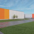 DS Smith tillbyggnad. Bild: Nivika