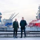 Anders Dahl, vd för Luleå Hamn och Peter Mörtlund, vd för ShoreLink. Foto: Annica Nordlund