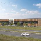 Anläggningen kommer att innehålla företagets huvudkontor liksom showroom, produktutveckling, testcenter, produktion och lager. Bild: Nordsten Development