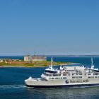 Passagerarantalet fortsätter att öka för Öresundslinjens färjor, och inte sedan sommaren 2022, direkt efter covid-pandemin, har så många rest med Öresundslinjen. Foto: Molslinjen