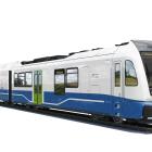 Stadlers nya smalspårståg med vätgasdrift kommer att trafikera linjen mellan Paternò och Randazzo, som går genom Etnas nationalpark på Sicilien. Foto: Stadler