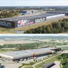 Det nya automatiserade lagret i Norrköping omfattar 40 800 kvadratmeter och utrustas med hundratals robotar. Bild: Slättö