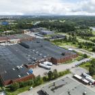 Logistikfastigheten Litografen 8 i Eskilstuna. Foto: SLP