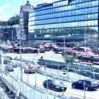 Bussar vid Stadsgården i Stockholm. Foto: Stina Wickenberg