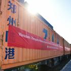 Tåget till Kina startar den långa resan. Initiativet är en omvändning av det etablerade transportflödet som sedan ett decennium gått från Kina till Europa. Foto: PKP Cargo Connect