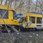 Platsen efter tågolyckan norr om Hillerød i Danmark. Foto: Presse-foto.dk