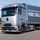 Vätgasdriven långtradare från Daimler-Benz. Symbolbild. Foto: Daimler Truck