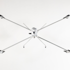 Drönaren Virtus är omkring två meter lång och står på ett x-format stativ. Den lyfter vertikalt med hjälp av korslagda rotorarmar innan den accelererar till hastigheter på upp till 250 kilometer i timmen. Foto: Stark