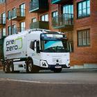 PreZero lägger en stor order på 35 batterielektriska lastbilar från Volvo Lastvagnar, varav 24 Volvo FM Low Entry. Fotograf: Erik Torring