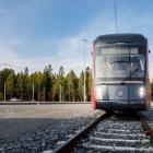 Tammerfors spårväg planerar att utvidgas i riktning mot stadsdelen Vuores. Sweco tar fram den nya huvudplanen. Foto: Pasi Tiitola / Tampereen Raitiotie Oy.