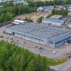 Lagerfastigheten Yrittäjänkatu 4 i Järvenpää, strax norr om Helsingfors. Foto: Stendörren