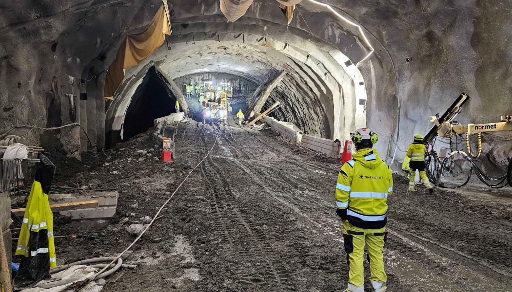 Den grävda tunneln under entréstråket i Liseberg
FOTO: Trafikverket/Håkan Holgén
