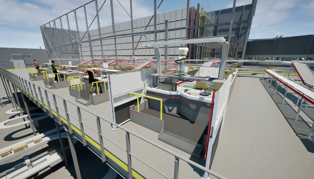 Ny automationslösning från TGW Logistics. Bild: OneMed
