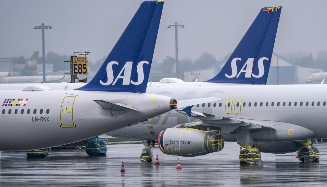 Johan Nilsson/TT: SAS-mekaniker i Danmark varslar om sympatistrejk, rapporterar DR. Arkivbild.