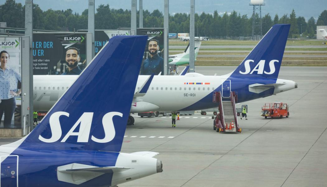 Tor Erik Schrøder/NTB/TT: SAS ställer in. Arkivbild.