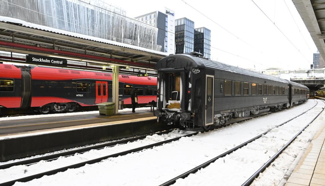 Jessica Gow/TT: Enligt Ekots sammanställning är det billigare att åka tåg än att flyga inrikes. Arkivbild.