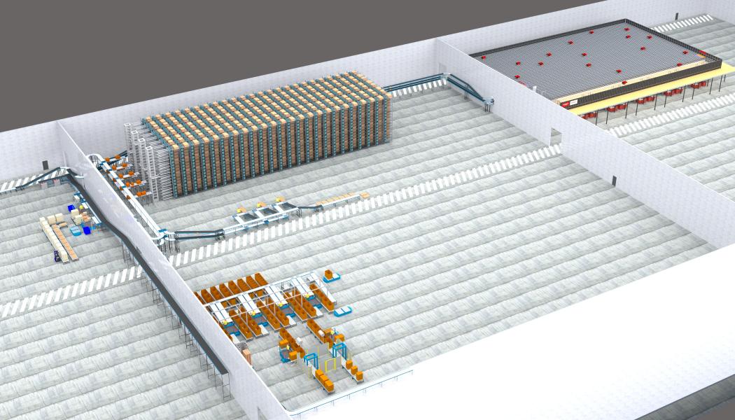 Speeds logistiklösning inkluderar 16 AutoStore robotar och 16 shuttlar. Foto. Autostore