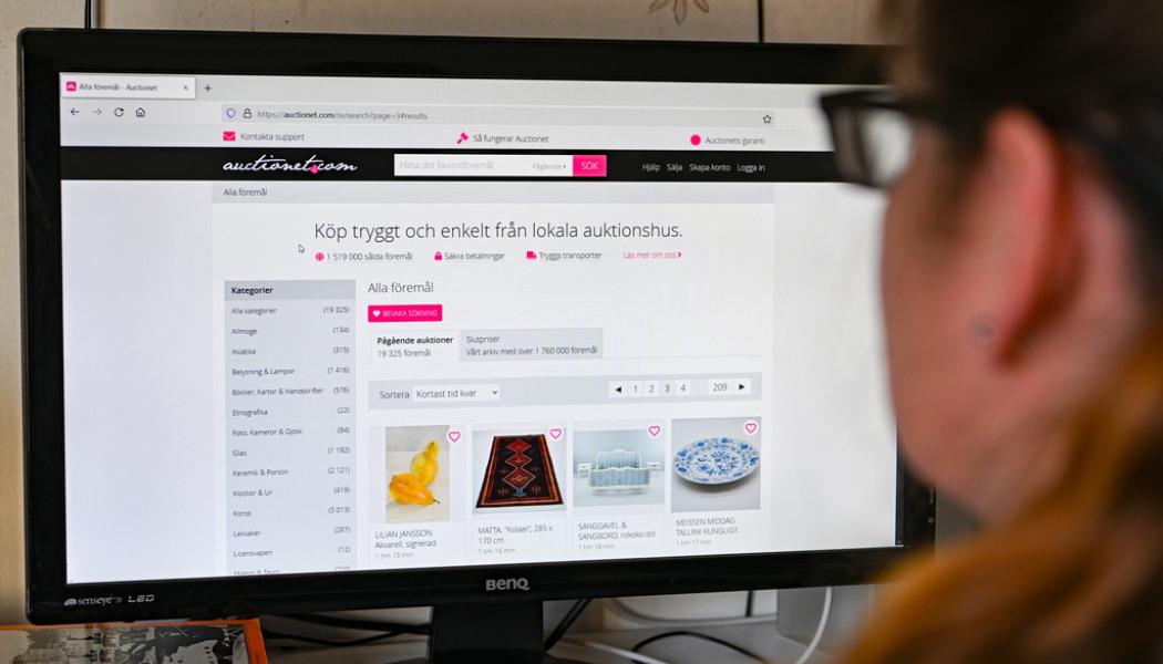 Jonas Ekströmer/TT: E-handeln minskade med 12 procent förra året. Arkivbild.