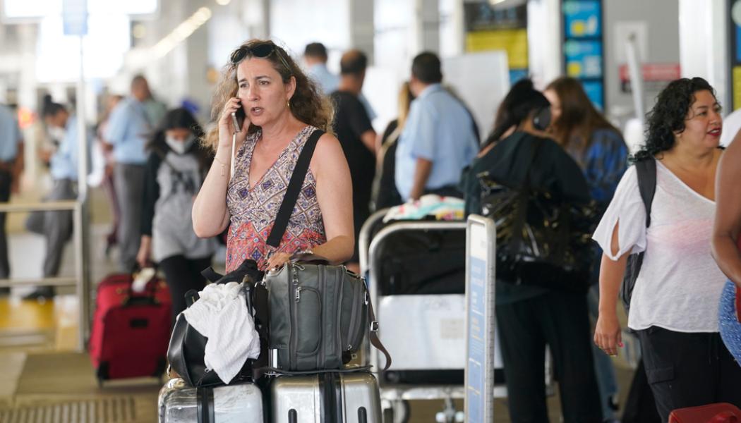 Marta Lavandier/AP/TT: Tusentals flyg ställdes in i USA tidigare i januari. Arkivbild.
