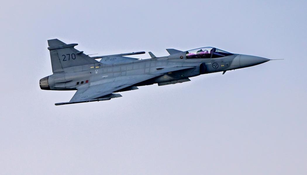 Jonas Ekströmer/TT: Brasilien kan köpa fler Jas Gripen-plan. Arkivbild.