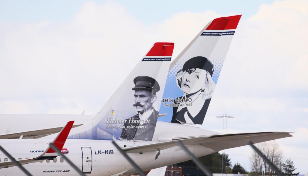 Ørn E. Borgen/NTB/TT: Två Norwegian-plan. Arkivbild.