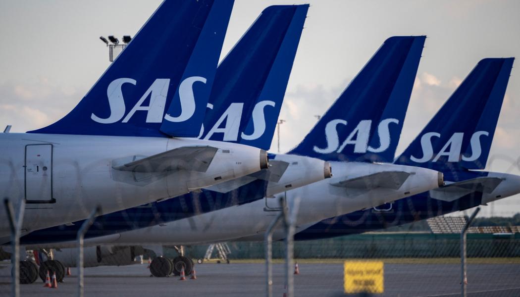 Johan Nilsson/TT: Rejält lyft för passagerartrafiken för SAS i maj i år jämfört med samma period i fjol. Arkivbild