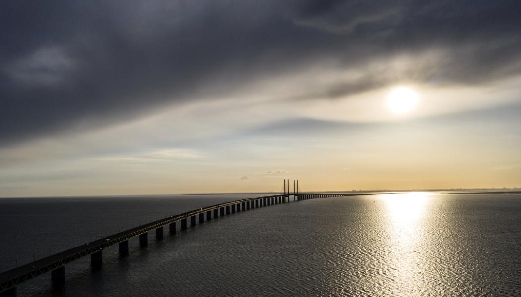 Johan Nilsson/TT: Öresundsbron har slagit sitt tidigare månadsrekord, som sattes i juli 2019. Arkivbild.