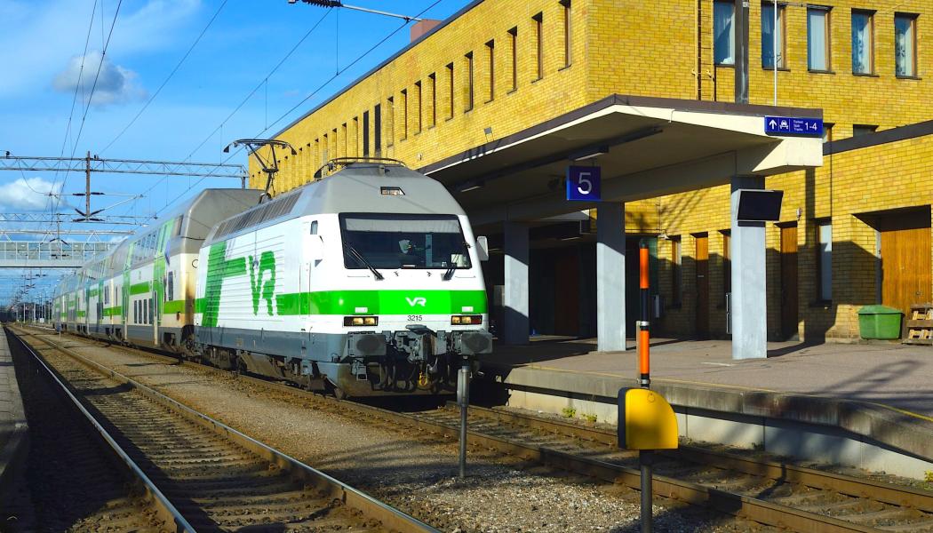 Järnvägsstationen i Åbo, Finland. Foto: Wikipedia Common, kredit: Phil Richards