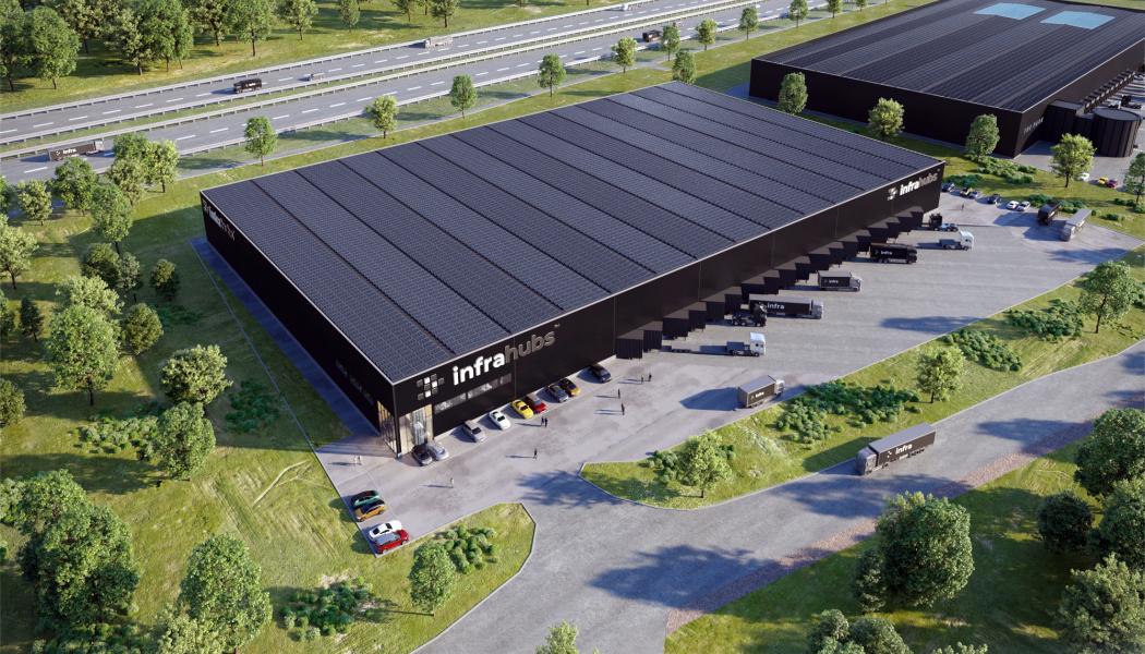 3D bild av tomten. Bild: Infrahubs