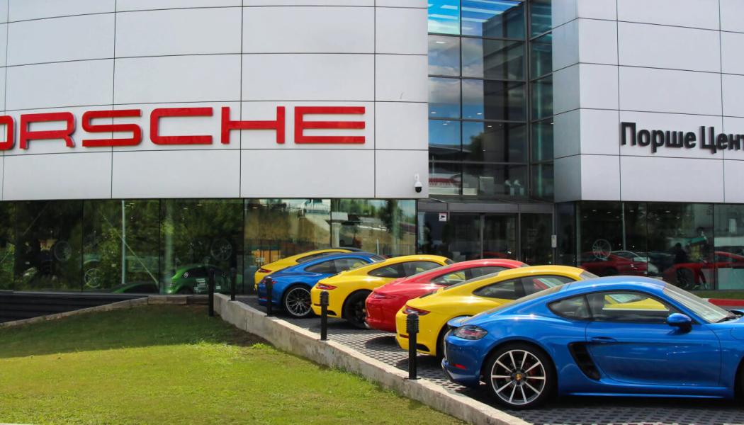 Porsche center i Moscow. Foto: Porsche