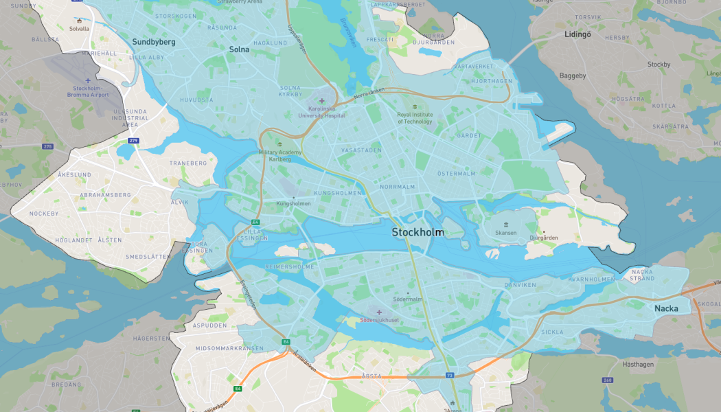 Bland de nya områdena finns bland annat Aspudden, Älvsjö, Stureby, Östberga, Enskedefältet och östra Djurgården. Foto: Voi