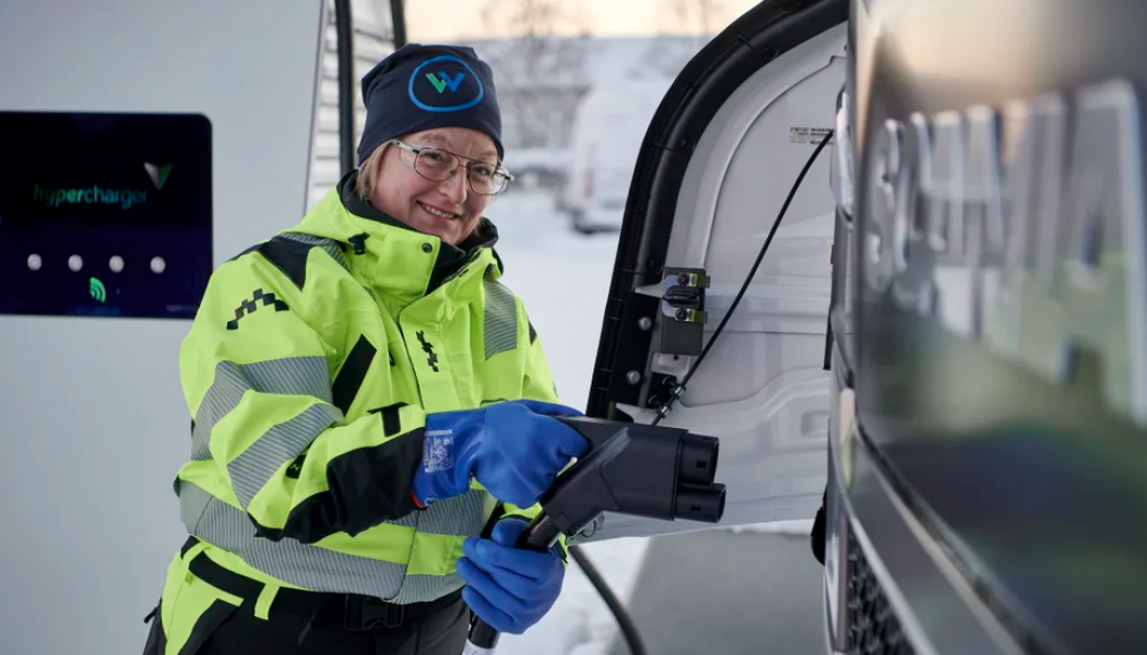 Helena Hedman, lastbilschaufför på Wibax Logistics. Helena Hedman, lastbilschaufför på Wibax Logistics. Foto: Wibax