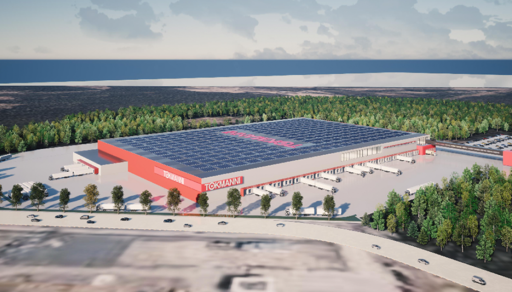 Logicenters har tecknat ett långsiktigt hyresavtal med det finska detaljhandelsföretaget Tokmanni. Foto: Logicenters 