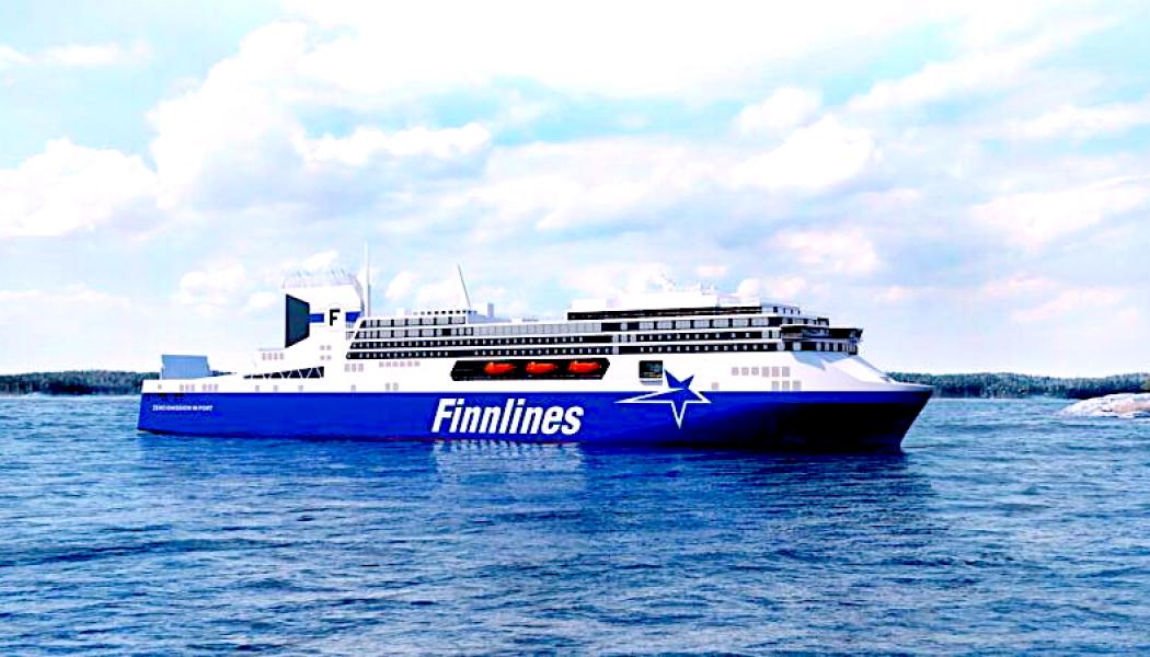Bildtext: Finnlines utrustar tre nya ropax-fartyg med automationssystem från Valmet. Bild: Finnlines