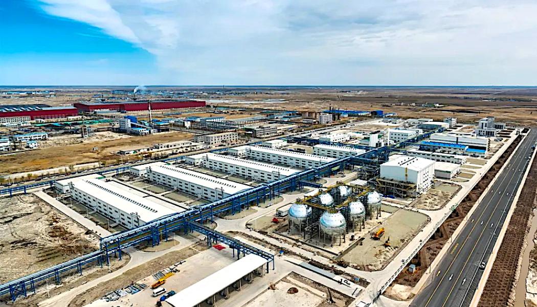 Demonstrationsprojekt för integrering av vind- och solkraft med grön vätgassyntes och ammoniakproduktion i Da’an, Jilin, Kina. Foto: Jilin Electric Power









