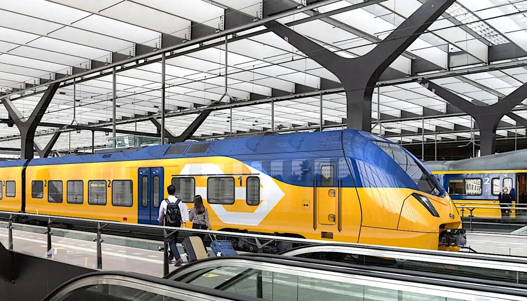 Stadlers FLIRT-modell används redan i 24 länder och har sålts i över 3000 exemplar. För NS innebär den modulära konstruktionen att samma tågtyp kan användas i både pendeltrafik och, vid behov, som intercitytåg – en flexibilitet som efterfrågas i ett pressat och tätt trafikerat järnvägsnät. Illustration: Stadler