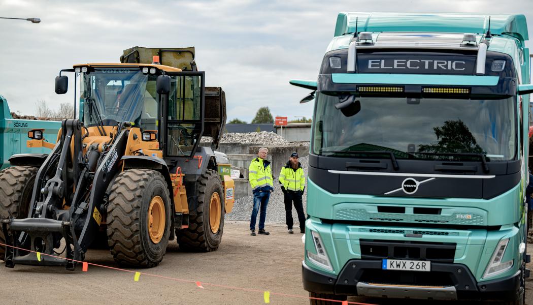 Elektrifierade arbetsfordon testas i pilotprojekt