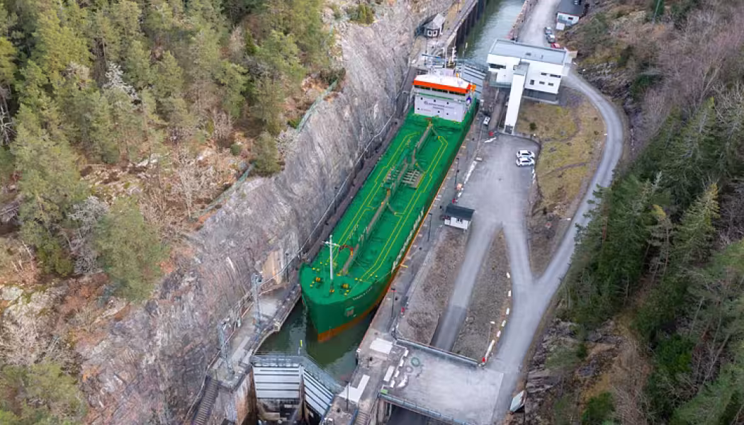 AccessMAX är ett nytt produkttankfartyg för trånga farleder. Foto: Erik Thun Group