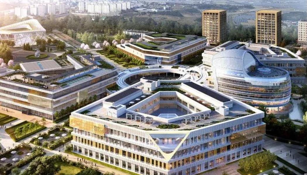 Korea Institute of Energy Technology (KENTECH) och dess forskningsbyggnad 2.
Foto: KENTECH