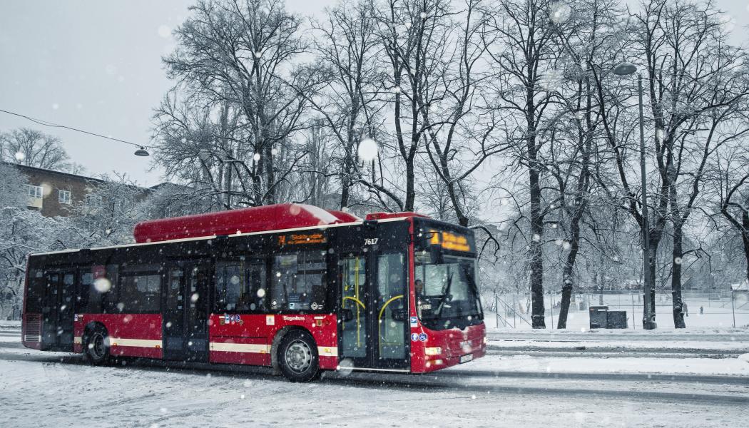 Ett nytt trafikavtal för busstrafiken i Stockholms innerstad och på Lidingö har hamnat i ett allvarligt avtalsläge. Pressbild: SL
