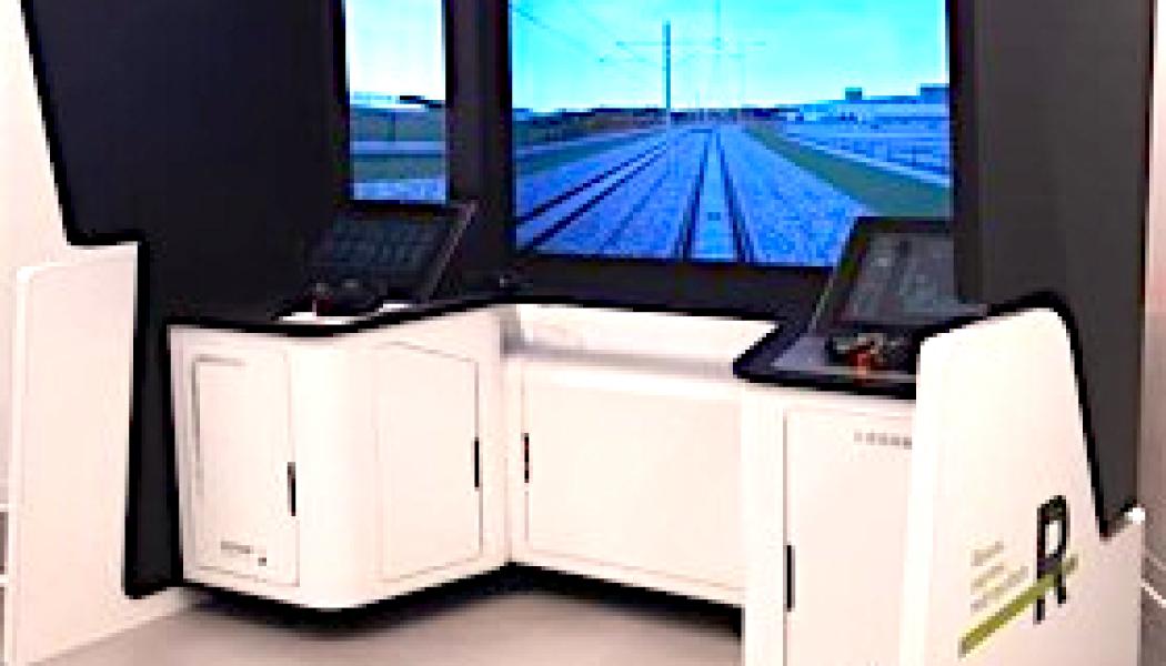 Alstoms simulator ger möjlighet att simulera olika väderförhållanden, såsom snö, regn och dimma. Bild: Alstom