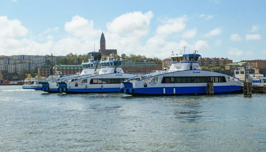 Från och med december 2025 blir färjetrafiken på älven i Göteborg helt elektrifierad. Fotograf: Petra Ebbeson.