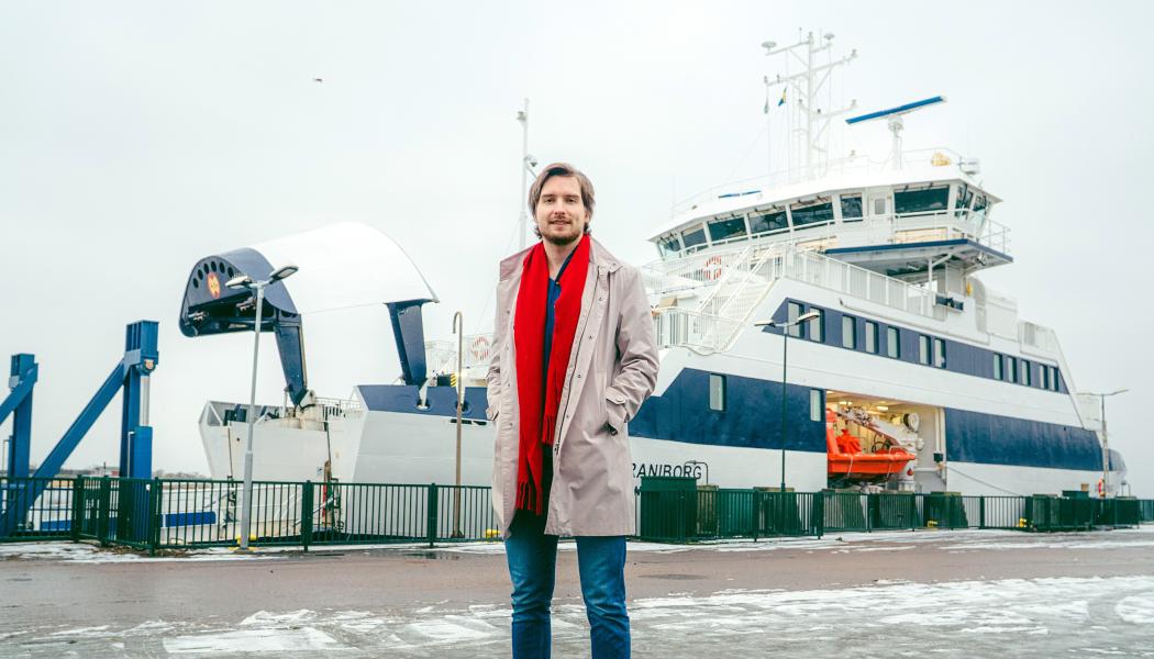Det behövs både mer kunskap och nytänkande strategier för datadriven utveckling inom sjöfartsbranschen, anser Patrick Widuch, grundare av Fleetm8. (Foto: Anders Walls Stiftelse)