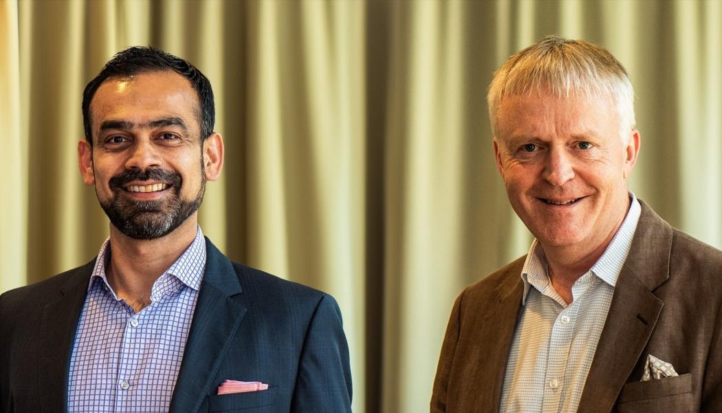 Ankush Malhotr tar över stafettpinnen efter medgrundaren Dag-Adler Blakseth. Foto: Element Logics