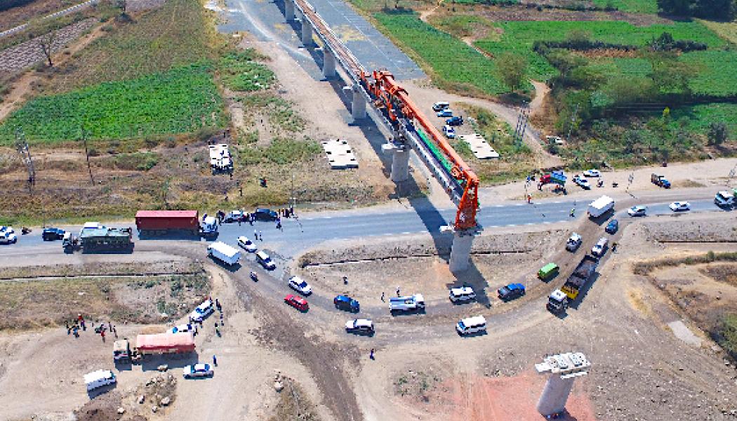 Byggnation av järnvägsviadukt i Athi, Kenya. Foto: Wikipedia Common, Kredit:	Christian odhiambo akuku