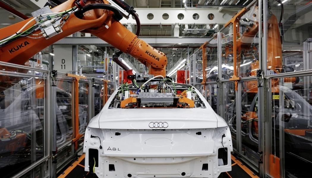 Biltillverkning i Tyskland. Foto: Audi AG